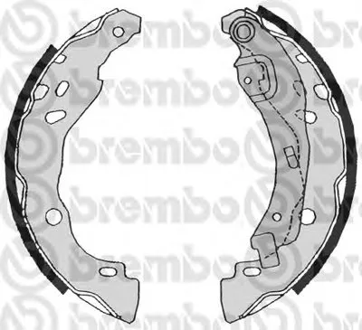 Комплект тормозных колодок BREMBO купить