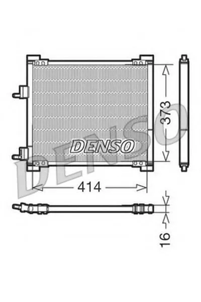 Конденсатор, кондиционер DENSO купить