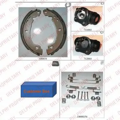 Комплект тормозных колодок DELPHI купить