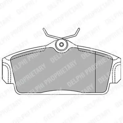 Комплект тормозных колодок, дисковый тормоз DELPHI купить