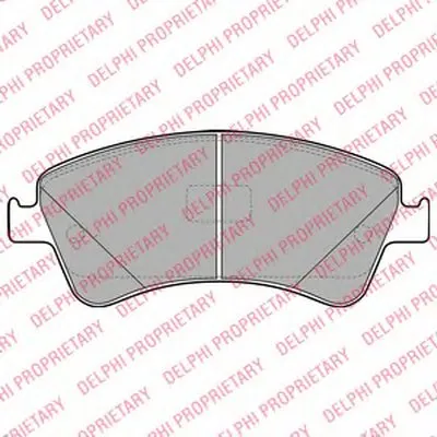 Комплект тормозных колодок, дисковый тормоз DELPHI купить