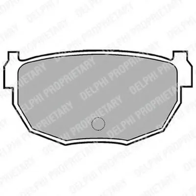 Комплект тормозных колодок, дисковый тормоз DELPHI купить