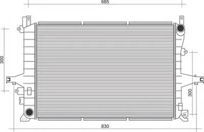 Радиатор, охлаждение двигателя MAGNETI MARELLI купить