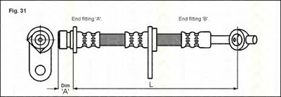 Тормозной шланг TRISCAN купить