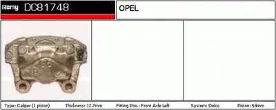 Тормозной суппорт Remanufactured REMY (Multiline) DELCO REMY купить