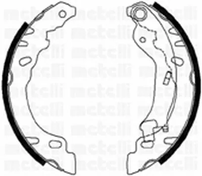 Комплект тормозных колодок METELLI купить