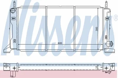 Радиатор, охлаждение двигателя NISSENS купить