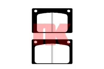 Комплект тормозных колодок, дисковый тормоз NK купить