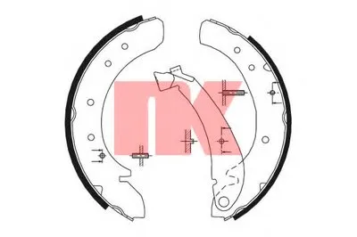 Комплект тормозных колодок NK купить