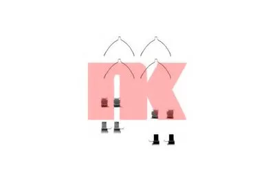 Комплектующие, колодки дискового тормоза NK купить