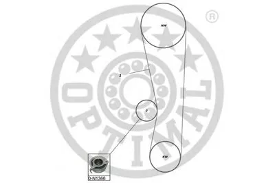 Комплект ремня ГРМ OPTIMAL купить