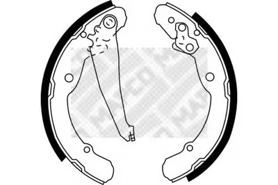 Комплект тормозных колодок MAPCO купить