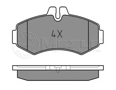 Комплект тормозных колодок, дисковый тормоз MEYLE купить