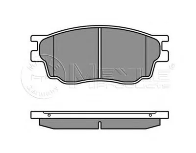 Комплект тормозных колодок, дисковый тормоз MEYLE купить
