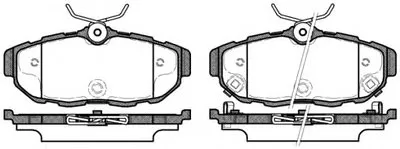 Комплект тормозных колодок, дисковый тормоз