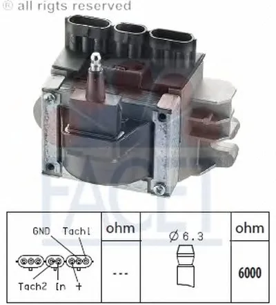 Элемент катушки зажигания FACET купить
