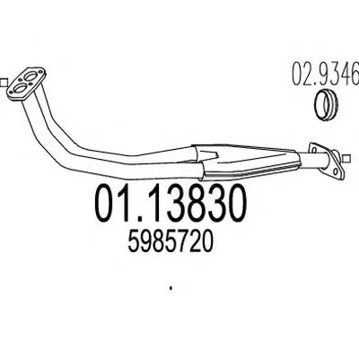 Труба выхлопного газа MTS купить