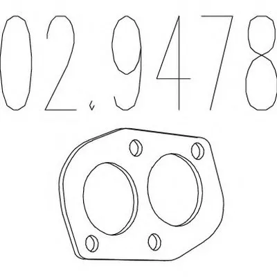 Прокладка, труба выхлопного газа MTS купить