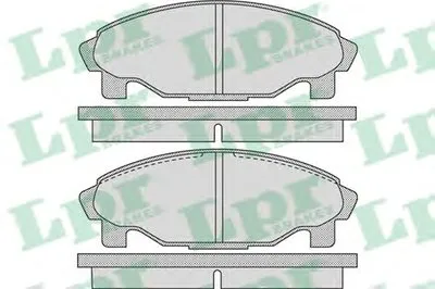 Комплект тормозных колодок, дисковый тормоз LPR купить