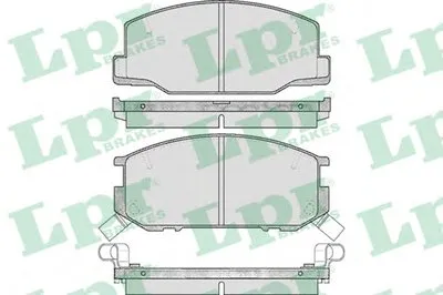 Комплект тормозных колодок, дисковый тормоз LPR купить