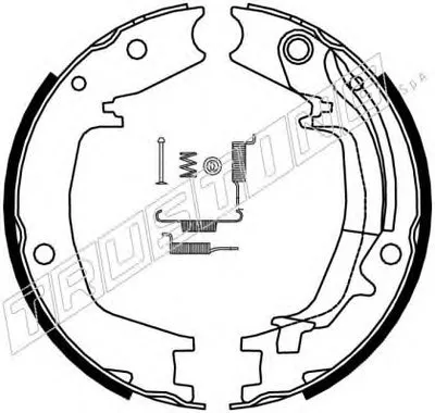 Комплект тормозных колодок, стояночная тормозная система TRUSTING купить