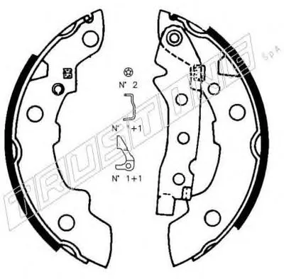 Комплект тормозных колодок TRUSTING купить