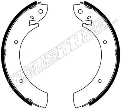 Комплект тормозных колодок REPARATION KIT TRUSTING купить