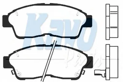 Комплект тормозных колодок, дисковый тормоз MK KASHIYAMA KAVO PARTS купить