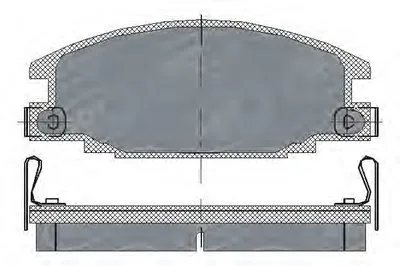 Комплект тормозных колодок, дисковый тормоз SCT Germany купить