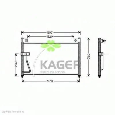 Конденсатор, кондиционер KAGER купить