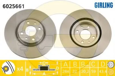 Тормозной диск GIRLING купить