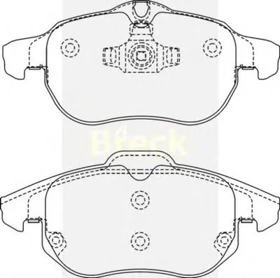 Комплект тормозных колодок, дисковый тормоз BRECK купить