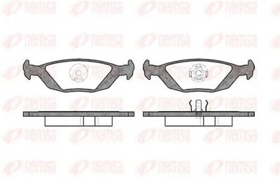 Комплект тормозных колодок, дисковый тормоз KAWE купить