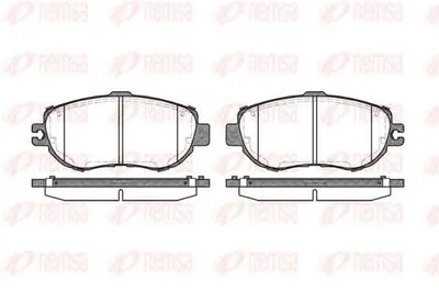 Комплект тормозных колодок, дисковый тормоз KAWE купить