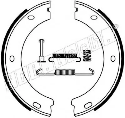 Комплект тормозных колодок, стояночная тормозная система fri.tech. купить