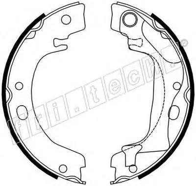 Комплект тормозных колодок, стояночная тормозная система fri.tech. купить