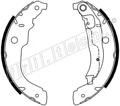 Комплект тормозных колодок REPARATION KIT fri.tech. купить