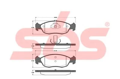 Комплект тормозных колодок, дисковый тормоз sbs купить