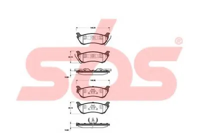 Комплект тормозных колодок, дисковый тормоз sbs купить