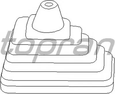 Обшивка рычага переключения TOPRAN купить