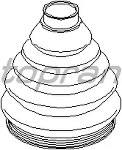 Пыльник, приводной вал TOPRAN купить