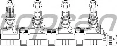 Катушка зажигания TOPRAN купить