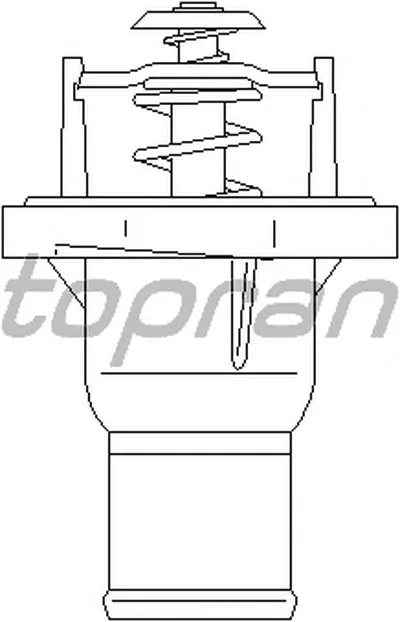 Термостат, охлаждающая жидкость TOPRAN купить