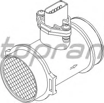 Расходомер воздуха TOPRAN купить