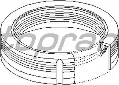 Уплотняющее кольцо, коленчатый вал TOPRAN купить