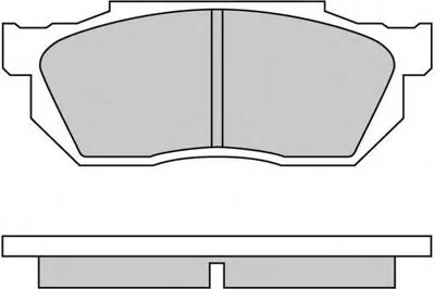 Комплект тормозных колодок, дисковый тормоз E.T.F. купить