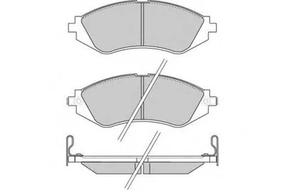 Комплект тормозных колодок, дисковый тормоз E.T.F. купить