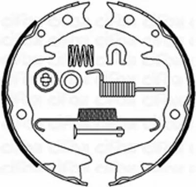 Комплект тормозных колодок, стояночная тормозная система CIFAM купить