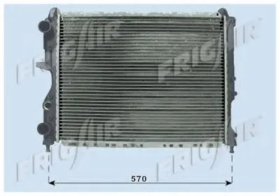 Радиатор, охлаждение двигателя FRIGAIR купить