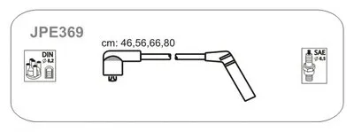 Комплект проводов зажигания JANMOR купить